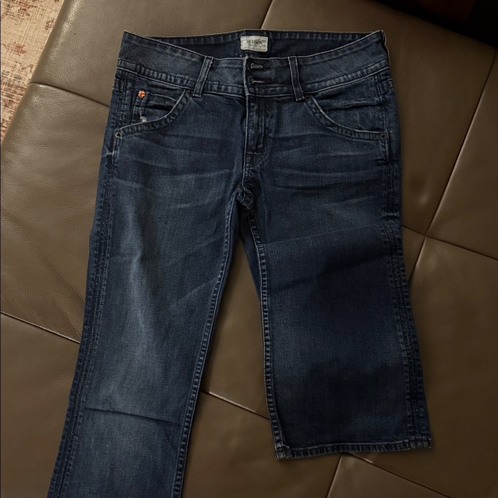 Hudson Jeans Dark Blue Flare & Wide Leg
